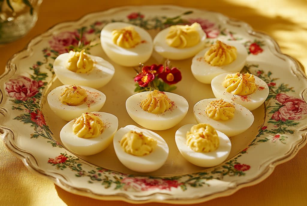 Women's History Month Foods - Deviled Eggs