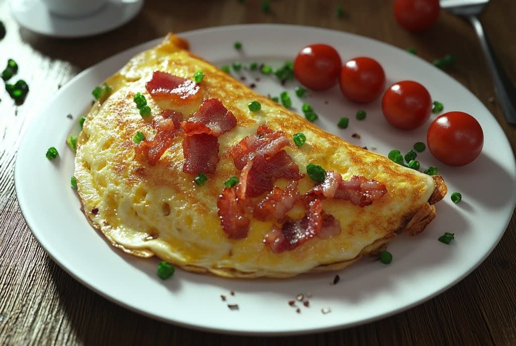 Bacon and Cheese Omelet