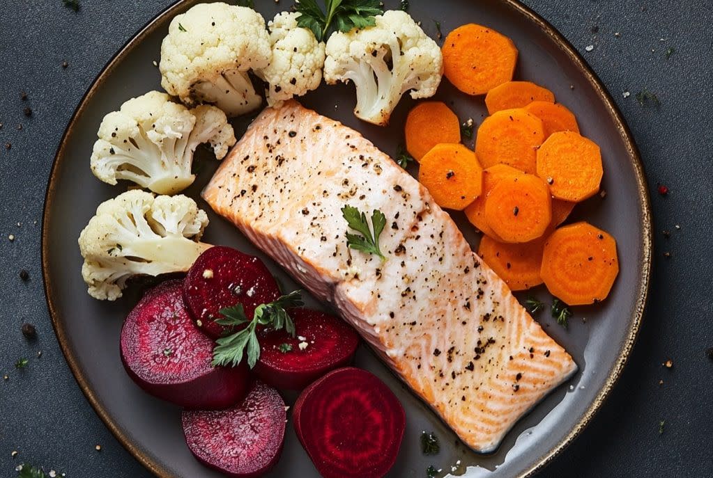 Salmon with Vegetables