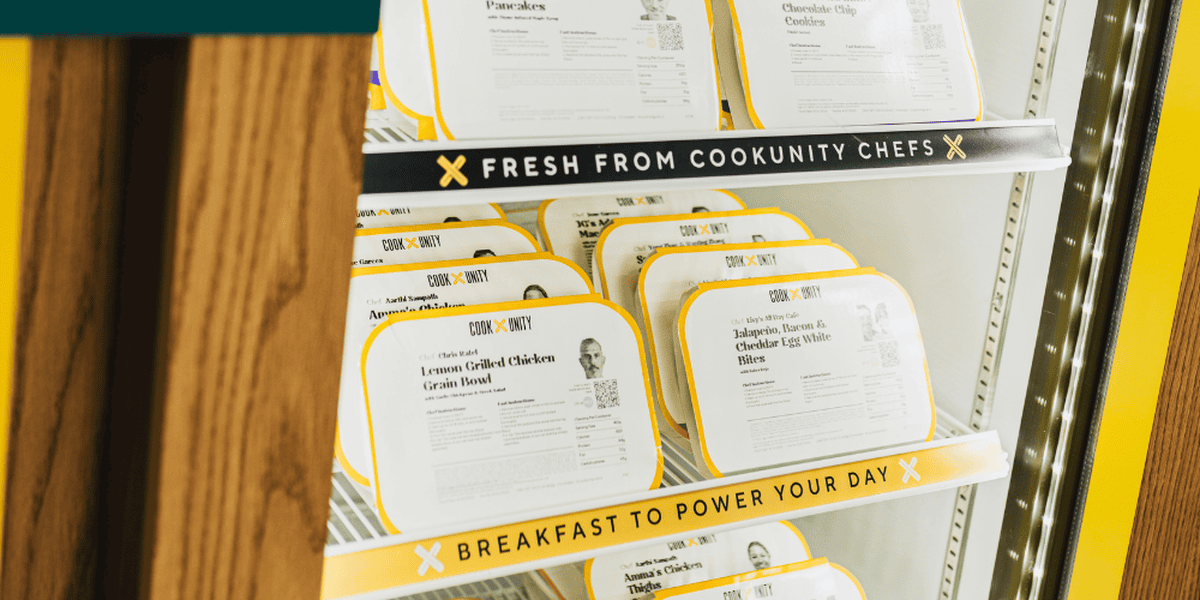 With 200% YoY growth, CookUnity Smart Fridge is taking over the breakroom with this new amenity