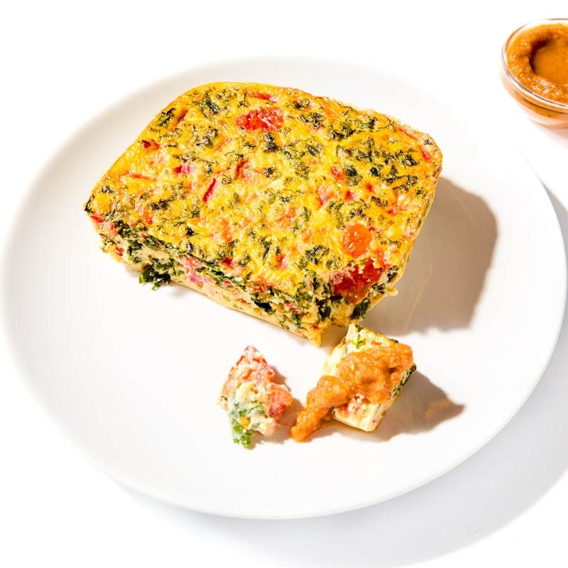 Kale & Red Pepper Frittata by Livy’s All Day Cafe