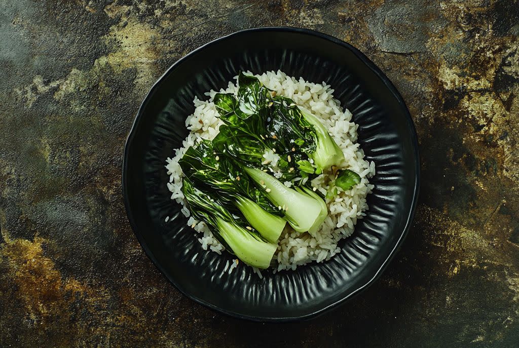 Lunar New Year Foods Stir Fried Bok Choy
