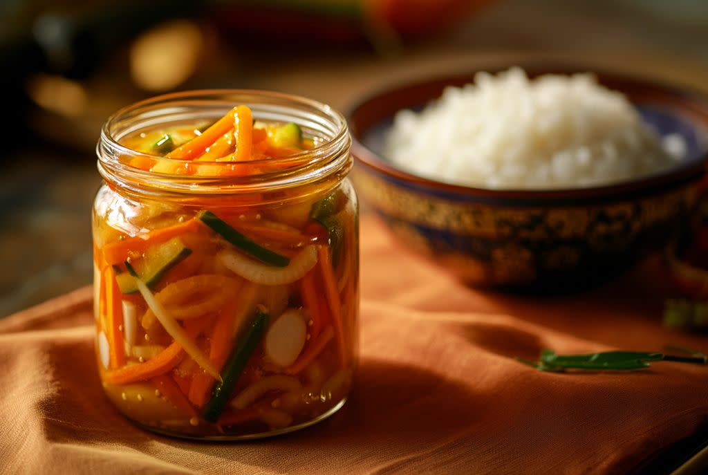 Lunar New Year Foods Pickled Vegetables