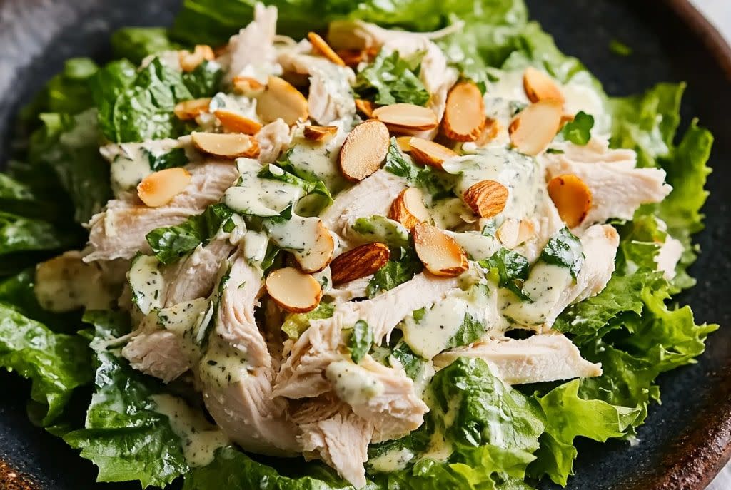 Zesty Honey-Mustard Chicken Salad with Toasted Almonds