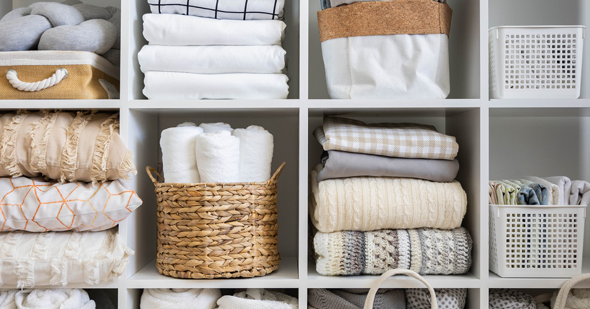 How to Organize With Baskets - Declutter in Minutes