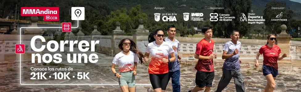 Banner de la media maratón andina, edición  2026 