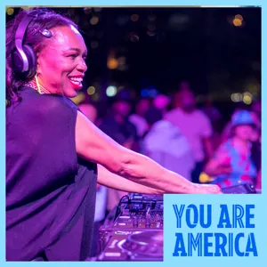 DJ Lady D performs at a house music party