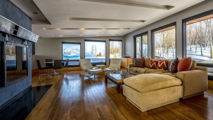 Living room in Jackson Hole, WY