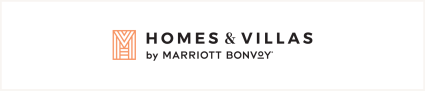 An image shares the logo of Homes and Villas by Marriott Bonvoy, one of the best vacation rental sites. 