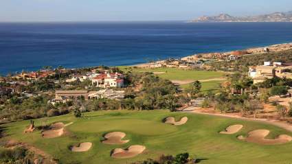 One of many Cabo San Lucas golf courses overlooking the ocean.