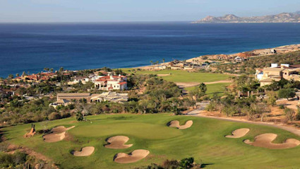 One of many Cabo San Lucas golf courses overlooking the ocean.