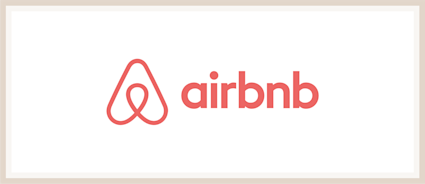 A logo of Airbnb, one of the many Plum Guide alternatives.