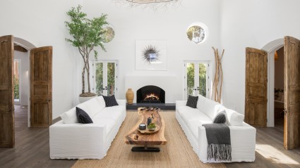 Large living room in Malibu