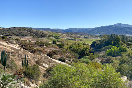 Image of the Laguna Mountains, California. 