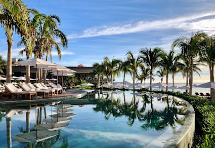 A stock photo of Grand Velas Boutique Hotel in Cabo. 