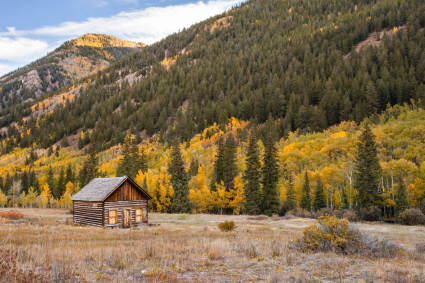 A photo of Ashcroft, one of the things to do in Aspen in the fall. 