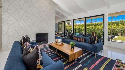 Modern Palm Springs living room