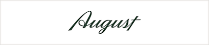 Image of the August logo. 