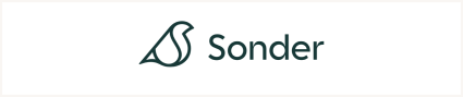 An image of the Sonder logo, an Airbnb alternative.