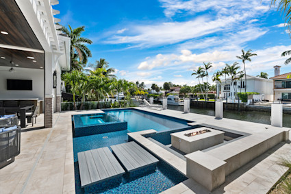 Coconut Isle in Fort Lauderdale offers a canal-side pool and spa near premier golf and dining.