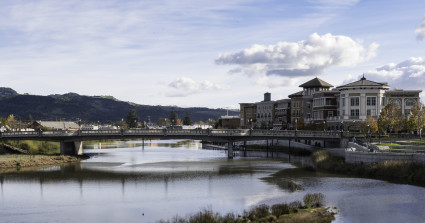 City of Napa view across the Napa River