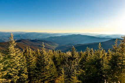 Image of the Great Smoky Mountains. 