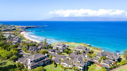 Views of ocean in Maui