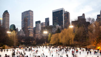 A photo of the Wollman Rink, where people can enjoy exploring empty nest ideas.