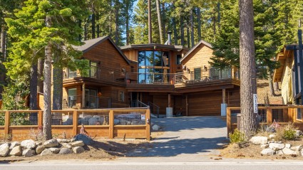 exterior of Lake Tahoe home