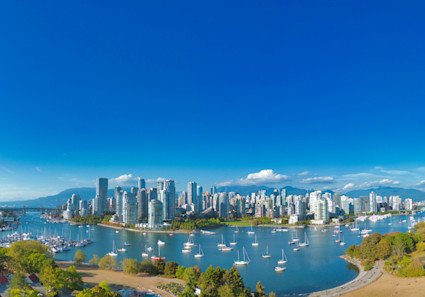 Vancouver, BC skyline 