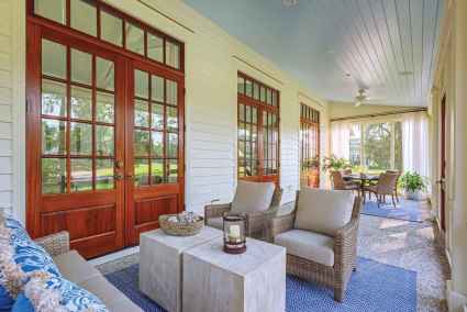 A cozy rear ratio of a vacation home in Palmetto Bluff
