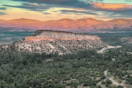 Image of the Sangre de Cristo Mountains. 