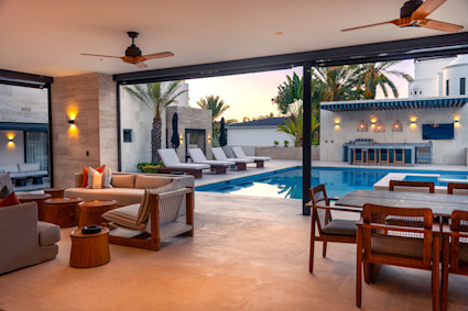 Solana's expansive decks, pool and ocean views embody Cabo's indoor-outdoor entertaining lifestyle.