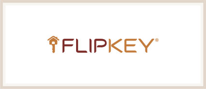 A logo of FlipKey, one of the many Plum Guide alternatives.