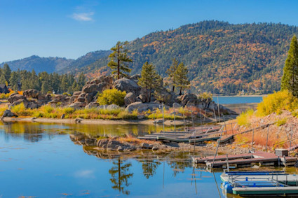 Image of the San Bernardino mountains in California. 
