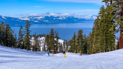A photo of Heavenly Mountain Resort, one of the best ski resorts in Tahoe.