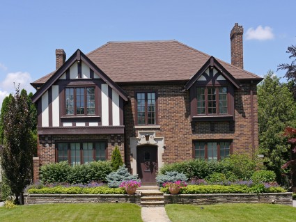 tudor style home exterior