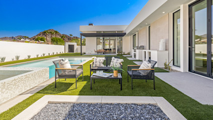 Exterior of Palm Springs home