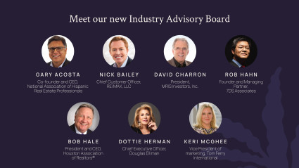Advisory Board Announcement chart with 7 advisors