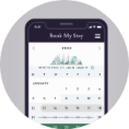 Pacaso owners can schedule a stay via the Owner app.