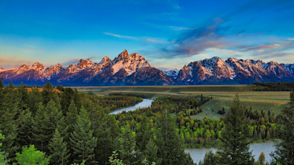 Views of the Grand Tetons