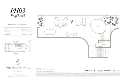Floor plan - roof level