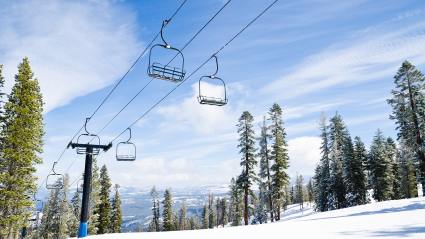 A photo of Boreal Mountain California, one of the best ski resorts in Tahoe.