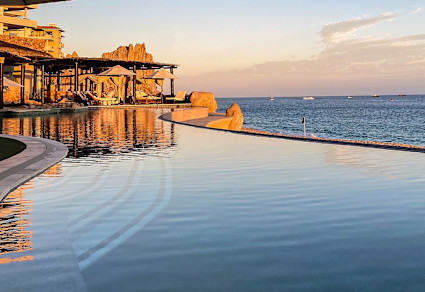 A photo shows Esperanza, a luxury hotel in Cabo. 