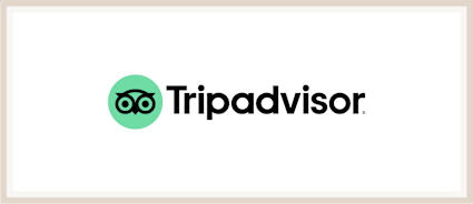 A logo of TripAdvisor, one of the many Plum Guide alternatives.