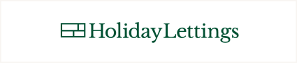  An image shares the logo of HolidayLettings, one of the best vacation rental sites. 
