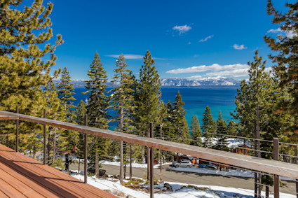 Lakeridge provides sweeping lake and mountain views with expansive decks for entertaining or relaxing. This Pacaso home puts you right at the heart of Lake Tahoe adventure.