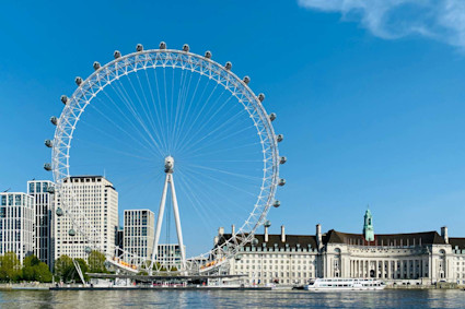 A stock image shows the London Eye Ferris Wheel.