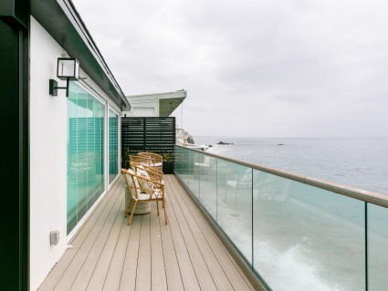 Deck space at Malibu home