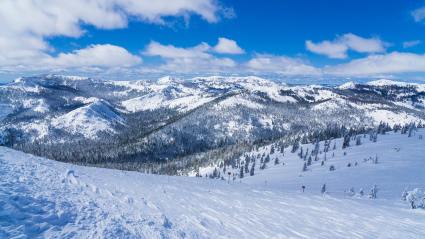 A photo of Sierra-at-Tahoe Resort, one of the best ski resorts in Tahoe.